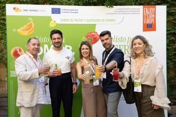 Zumos y gazpachos europeos destacan su rol en una dieta saludable y sostenible
