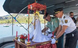 Vistosa Procesión Marinera en honor a la Virgen del Carmen