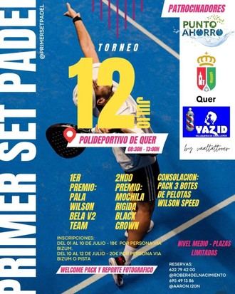 Quer celebrará el Torneo de Pádel 