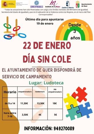 Quer organiza campamento urbano para el día de San Vicente y apoya la conciliación familiar