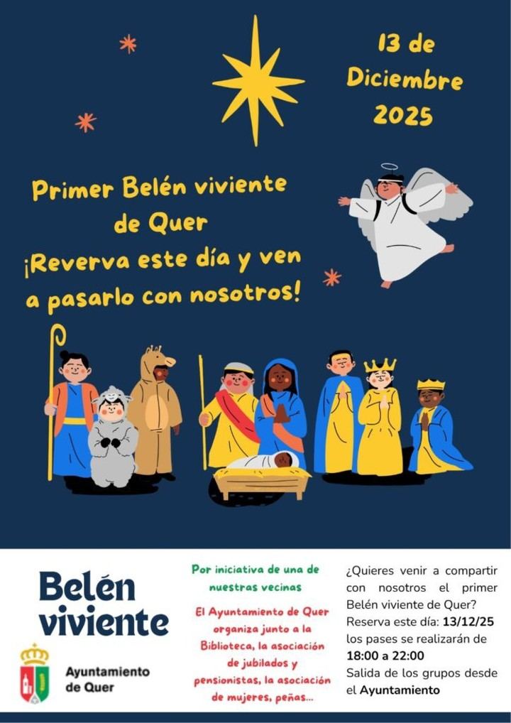 Quer organiza su primer Belén Viviente el 13 de diciembre