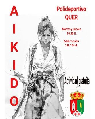 Quer reinicia clases gratuitas de aikido en abril en el polideportivo