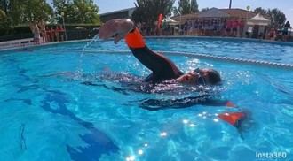 Quer acoge un reto solidario: Nacho Redondo nadará 10 horas por AFAGU