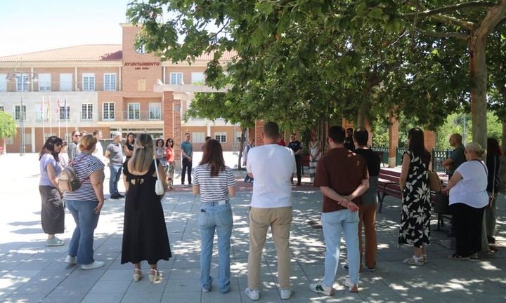 Concentración en Cabanillas tras el asesinato de Ramy Taccarelli