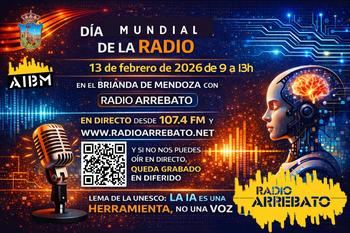 RADIO ARREBATO celebra el Día Mundial de la Radio con un programa especial el viernes 13, de 9:00 a 13:00