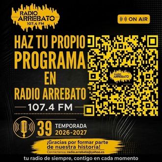 RADIO ARREBATO abre su convocatoria a nuevos programas para la temporada 2025-2026