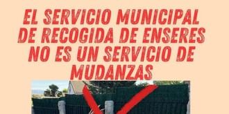 Recogida de enseres y podas: Procedimiento para vecinos de El Casar