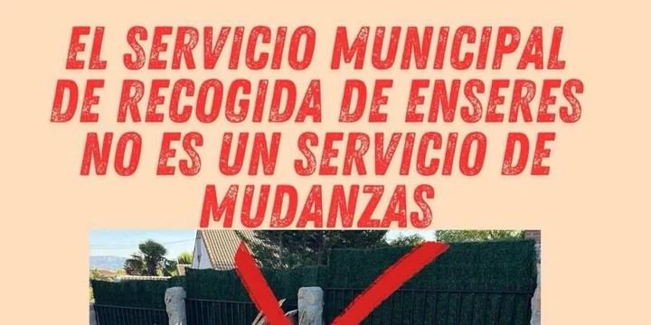 Recogida de enseres y podas: Procedimiento para vecinos de El Casar