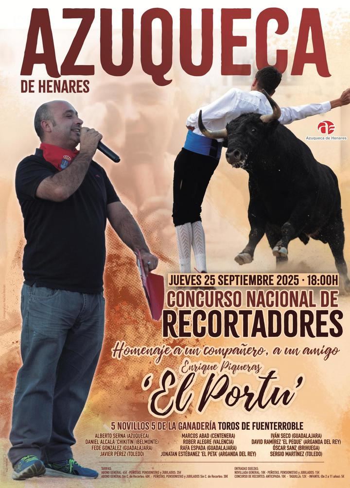 Este jueves, Concurso de Recortes en la plaza de toros de Azuqueca