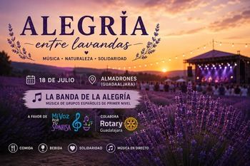 Rotary Guadalajara se suma a “Alegría entre Lavandas”, un evento solidario a beneficio de Mi Voz Por Tu Sonrisa