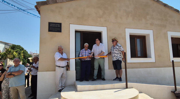 Saceda del Río inaugura nuevo Centro Social en el día de su Fiesta