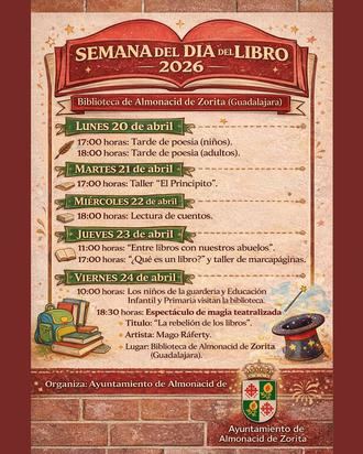 Almonacid de Zorita celebra el Día del Libro con una semana llena de actividades para todas las edades