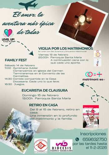 Semana del Matrimonio del 9 al 15 de febrero