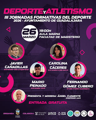 El Ayuntamiento de Guadalajara y la Universidad de Alcalá organizan una sesión formativa centrada en el atletismo y la educación deportiva