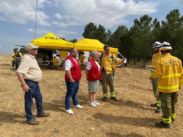El Gobierno regional desarrolla un simulacro de incendio forestal con evolución a nivel 1 para perfeccionar la respuesta y coordinación en emergencias