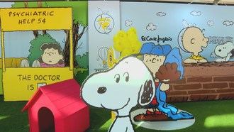 Snoopy 'cumple' 75 años y Madrid lo celebra con una exposición inmersiva