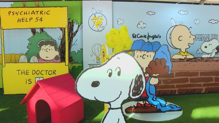 Snoopy 'cumple' 75 años y Madrid lo celebra con una exposición inmersiva