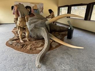 Tamajón inaugura su nueva escena paleolítica en un encuentro científico de referencia