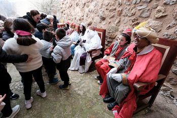 Belén viviente en Molina de Aragón. Foto : EDUARDO BONILLA