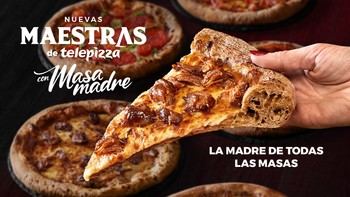 Telepizza lanza pizzas con masa madre en todos sus restaurantes