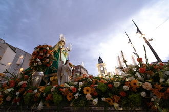 Guadalajara fervorosa acompaña a Nuestra Señora la Virgen de la Antigua en su traslado a la concatedral de Santa María