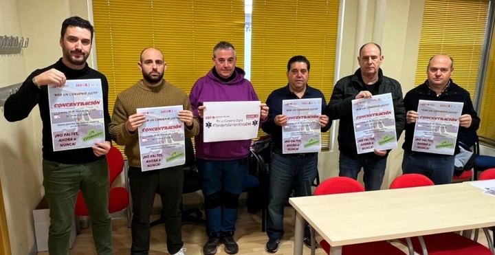 Sindicatos inician movilizaciones por el bloqueo del convenio del transporte sanitario en CLM