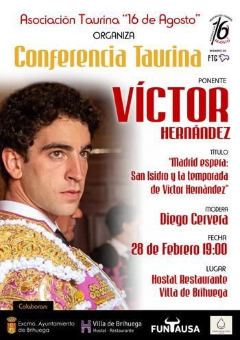 Coloquio Taurino en Brihuega con el torero Víctor Hernández