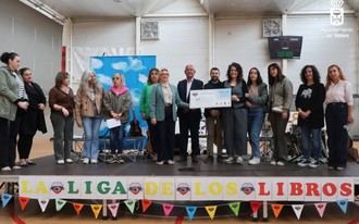Yebes celebra la clausura de la Liga de los Libros con escolares y donaciones solidarias