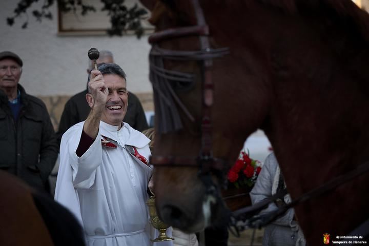Yunquera de Henares celebra San Antón, patrón de los animales