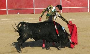 Barrio toreando al natural. (Foto: J. L. Arcángel)