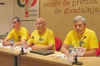 Los representantes de La Otra Guadalajara, decepcionados con el PGE / Foto: guadanews
