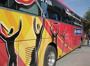 El autobús de La Roja comienza  su gira en Guadalajara con Hyundai