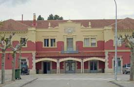 La estación de tren de Sigüenza.