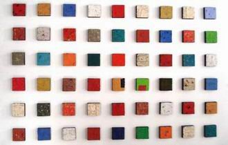 Seeds’, composición variable múltiple en técnica mixta, de Toshiro Yamaguchi.