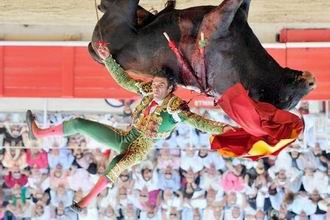 Ni el mismísimo José Tomás podrá sujetar al toro si no nos ponemos urgentemente las pilas (foto así publicada por indicación del autor de la misma). / Fotos: Campo Bravo