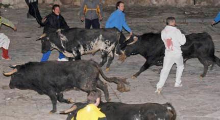 No hubo incidentes graves en el encierro nocturno, aunque sí hubo algunos contusionados.
