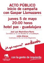 Rajoy visitó el miércoles Guadalajara, el jueves lo hizo Llamazares, y el domingo Aznar. ¿Quiere Barreda que Zapatero visite Guadalajara?