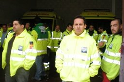 Conductores de Transaltozano abandonan el enierro tras recibir parte del pago de la deuda