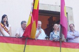 La presidenta de la Diputación Provincial asiste al pregón anunciador de las fiestas de Atienza