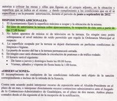 El PP asegura que el PSOE de Azuqueca ha rectificado en el tema de las terrazas