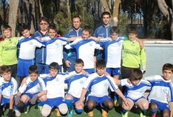 Catorce niños yunqueranos disfrutaron de la Jornada Experimental de Fútbol 8 en Alcázar de San Juan