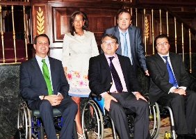 Los responsables en políticas de Discapacidad, Dependencia y Servicios Sociales del PP se reúnen, tras el Congreso regional de la formación, con responsables de la Junta