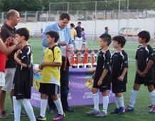 Eladio Freijo clausuró la Liga de Fútbol 7 y el Torneo Social “Alejandro Mozas-Ciudad de Guadalajara” 