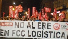 Masiva participación en la Movilización en contra del ERE de FCC Logística Guadalajara