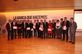 Esteva Villena y Alfredo Puértolas, ganadores de los VII premios Joven Emprendedor y Joven Empresario entregados por AJE Guadalajara