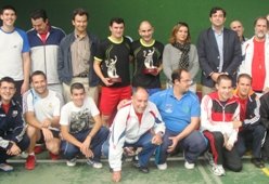 José Mª García y Jorge Barranquera logran imponerse con su buen juego en el XIII Torneo Pretemporada de Frontenis