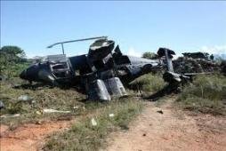 Una desgracia, un fallecido en el choque de dos helicópteros en Albacete 