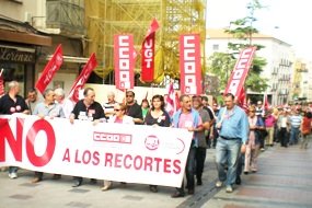 Profesores, Sanitarios, Parados, Jubilados, Periodistas, Amas de Casa, Funcionarios...de Guadalajara vuelven a mostrar el malestar social frente a las políticas del Gobierno