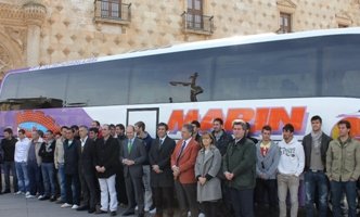 “Este autobús no sólo llevará el nombre de Guadalajara por toda España sino nuestras ilusiones por seguir en la categoría” 