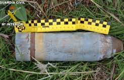 Desactivado un proyectil de la Guerra Civil en el término municipal de Brihuega.